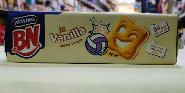 MCVITIE'S 16 VANILLA FLAVOUR BISCUIT S - 285ge