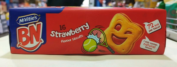 MCVITIE'S 16 STRAWBERRY FLAVOUR BISCUIT  - 285ge