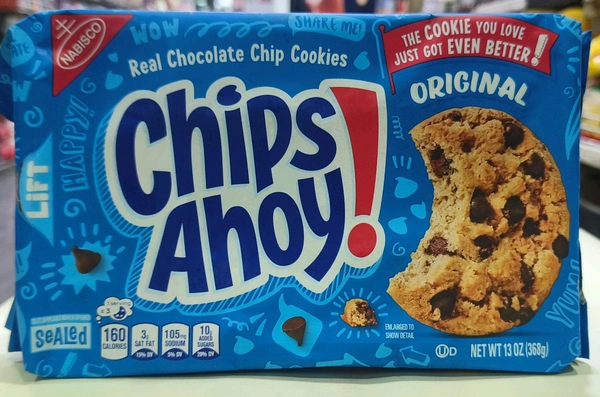 CHIPS AHOYI  REAL CHOCOLATE CHIP COOKIES 