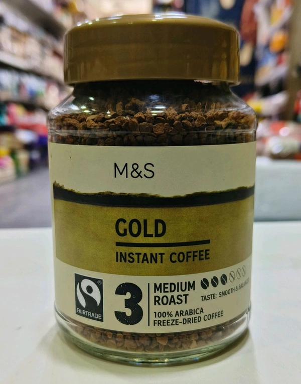 M & S GOLD INSTANT COFFEE  - 100g