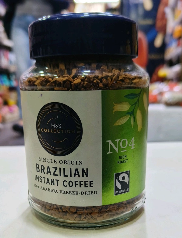 M & S BRAZILIAN INSTANT COFFEE  - 100ge