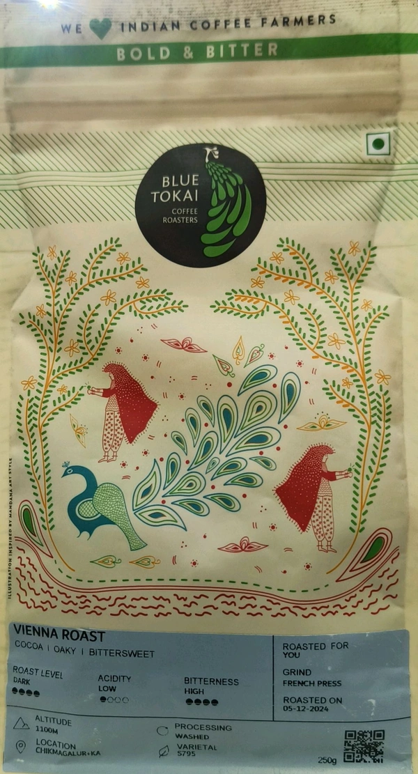BLUE TOKAI  VIENNA ROAST  - 250g