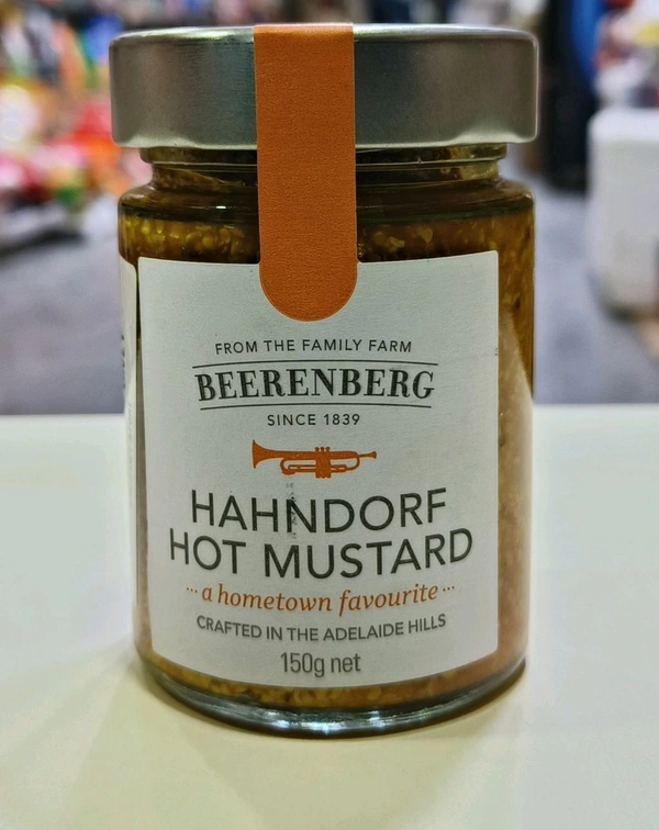 BEERENBERG HAHNDORF HOT MUSTARD  - 150g Net