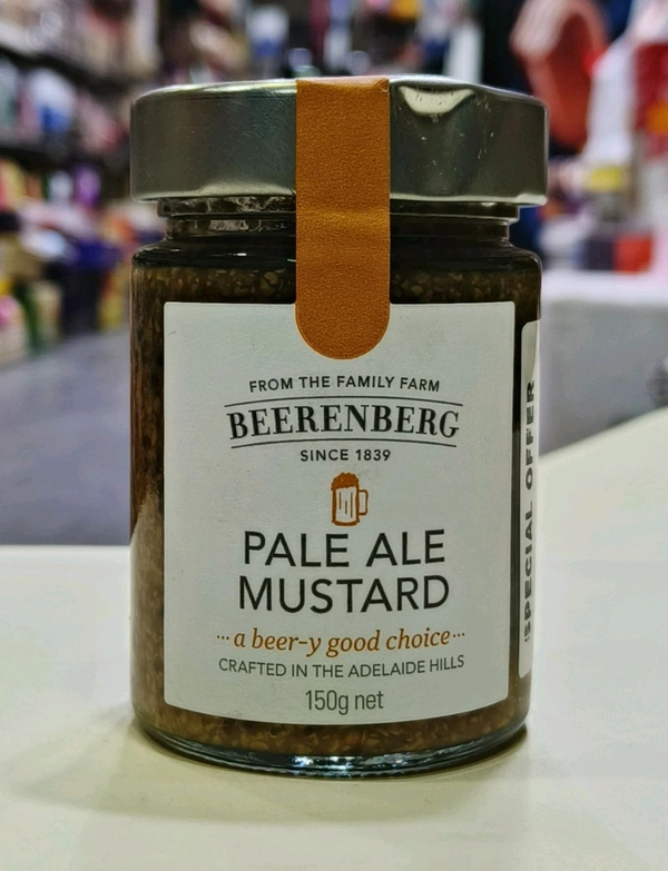 BEERENBERG PALE ALE MUSTARD  - 150g Net