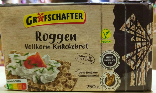 GRAFSCHAFTER ROGGEN VOLLKORN-KNACKEBROT  - 250g