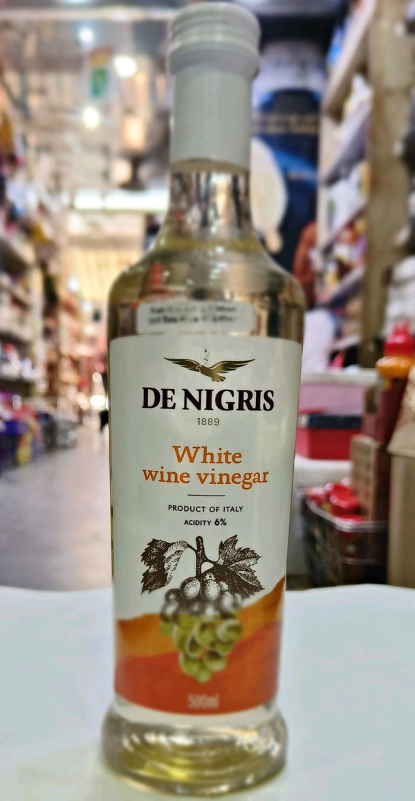 DE NIGRIS WHITE WINE VINEGAR  - 500ml