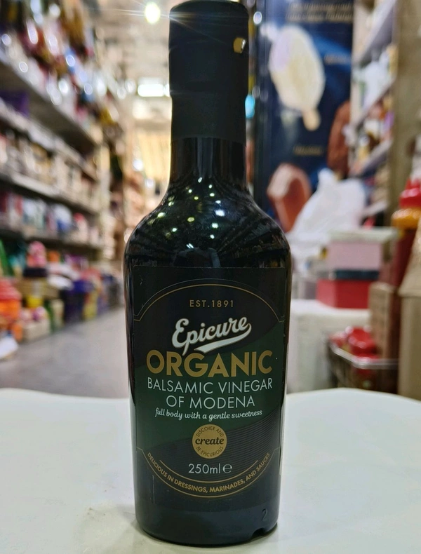 EPICURE ORGANIC  BALSAMIC VINEGAR OF MODENA  - 250ml