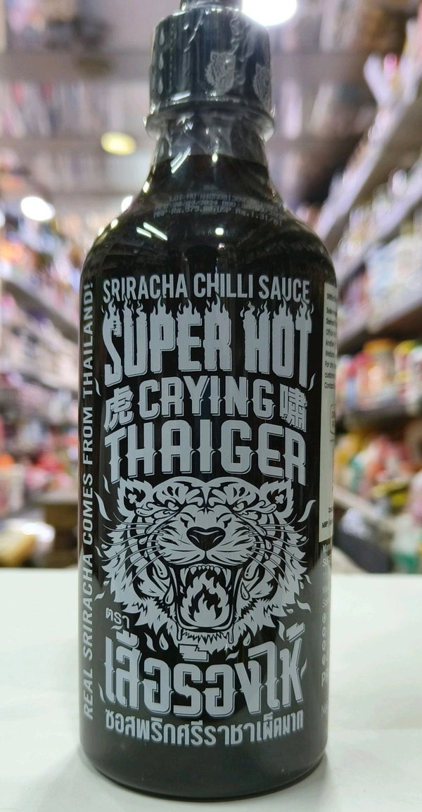 CRYING THAIGER SRIRACHA CHILLI SAUCE SUPER HOT - 480g