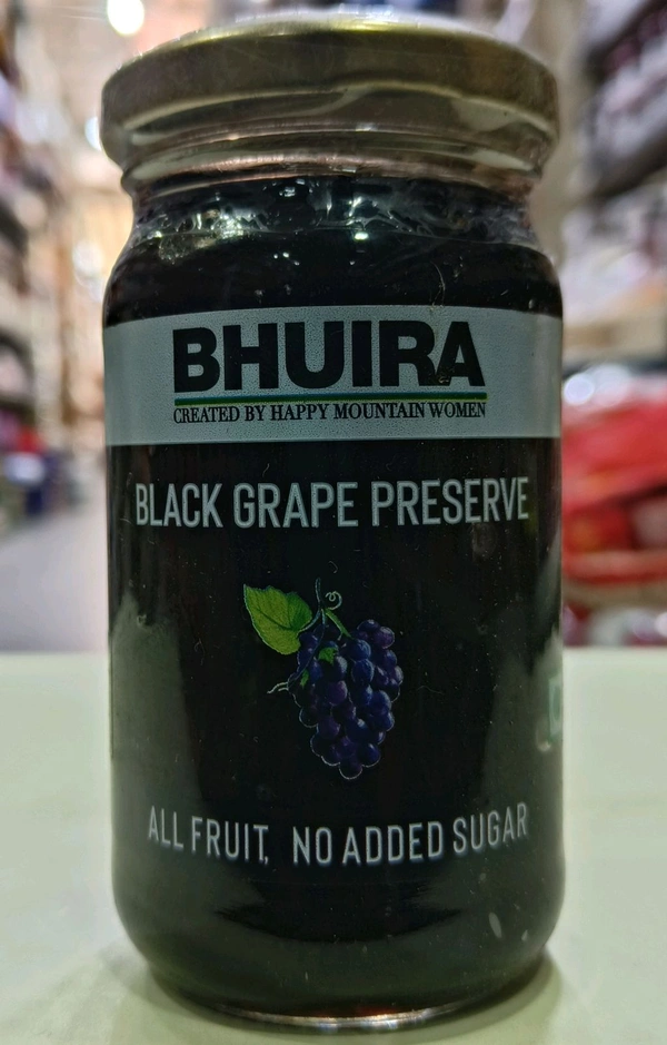 BHUIRA BLACK GRAPE PRESERVE  - 240g