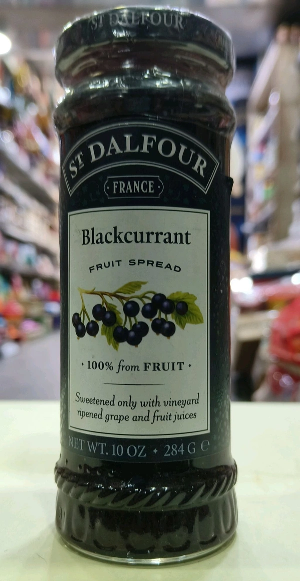 ST DALFOUR  BLACKCURRANT FRUIT SPREAD  - 284ge