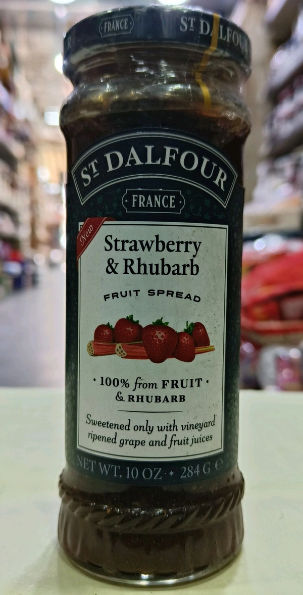 ST DALFOUR  STRAWBERRY & RHUBARB  - 284ge