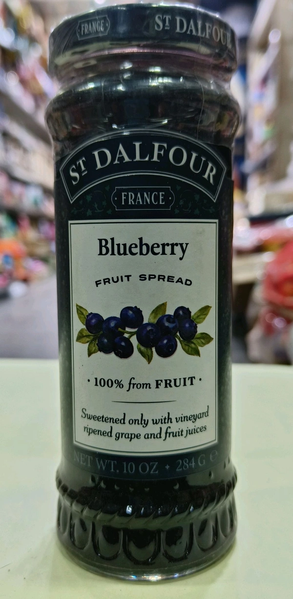 ST DALFOUR  BLUEBERRY FRUIT SPREAD  - 284ge