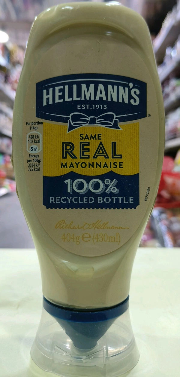 HELLMANN'S SAME REAL MAYONNAISE  - 404ge
