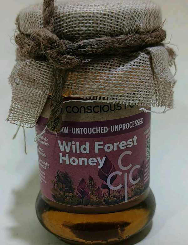 CONSCIOUS FOOD  WILD FOREST HONEY  - 200g