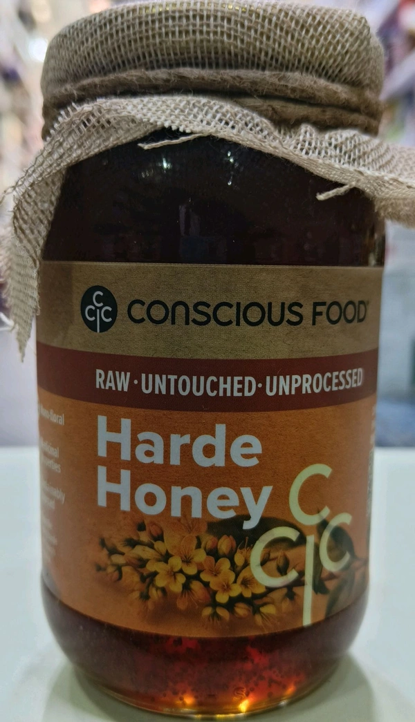 CONSCIOUS FOOD  HARDE HONEY  - 500g