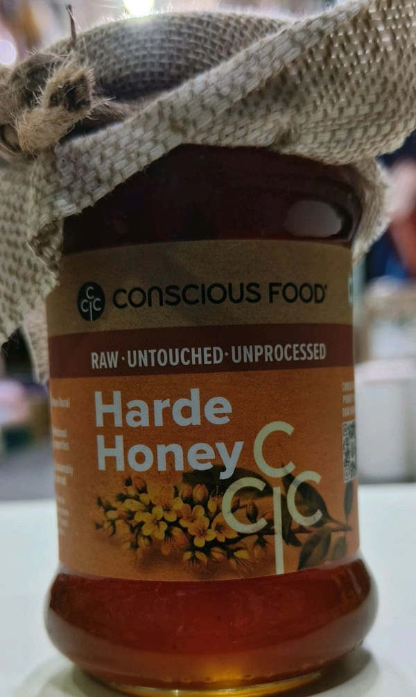 CONSCIOUS FOOD  HARDE HONEY  - 200g