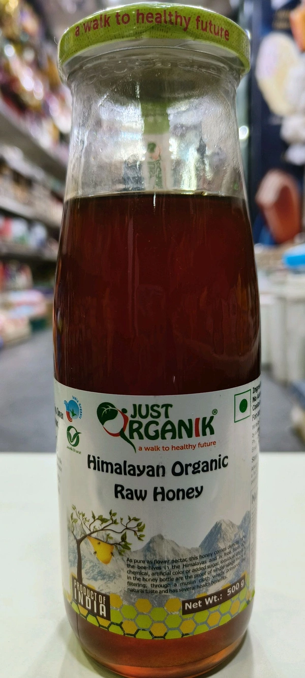 JUST ORGANIK HIMALAYAN ORGANIC RAW HONEY  - 500ml