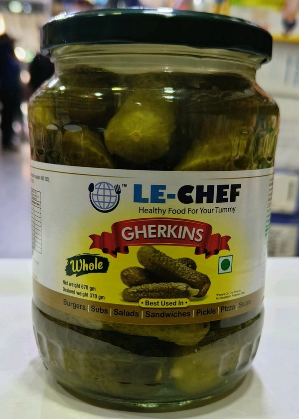 LE-CHEF GHERKINS  - 670gm