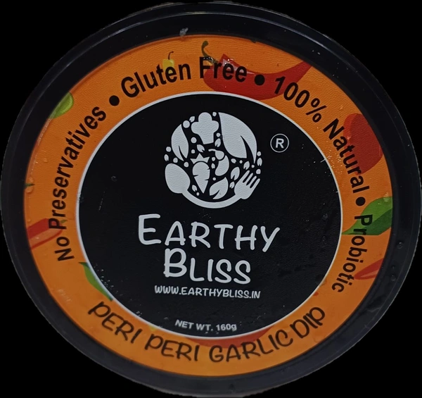 Earthy Bliss Peri Peri Garlic Dip  - 160g