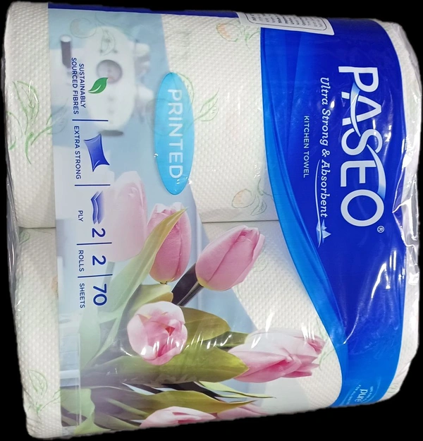 Paseo Kitchen Roll Printed 2 Rolls 