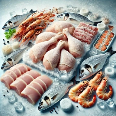 FROZEN CHICKEN SNACKS & SEAFOOD