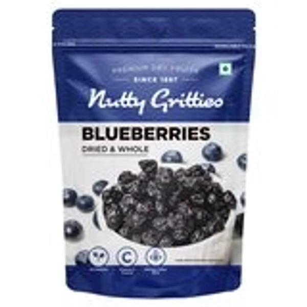 NUTTY GRITTIES DRIED WHOLE BLUEBERRY - 150G