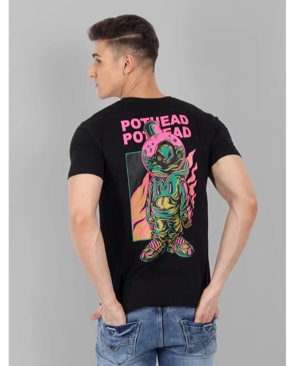 Men Tshirt Back Printe - M