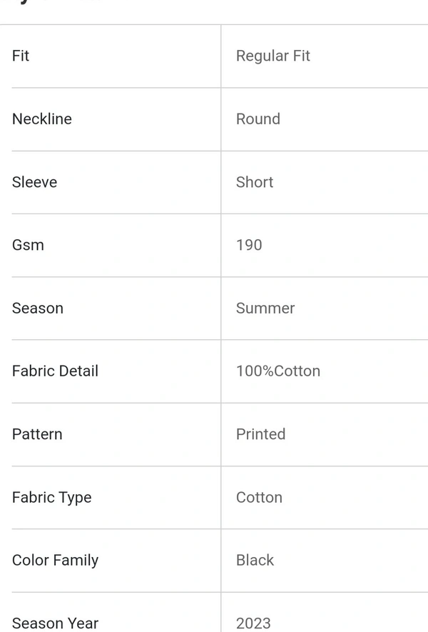 Men Tshirt Back Printe - Xxl