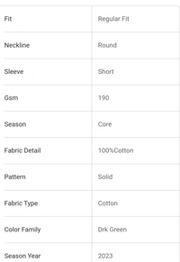 Regular Men Cotton Tshirt - Xxl