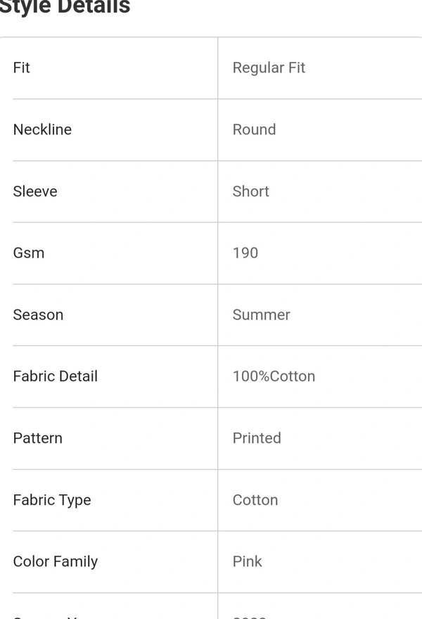 Regular Men Cotton Tshirt - Xxl