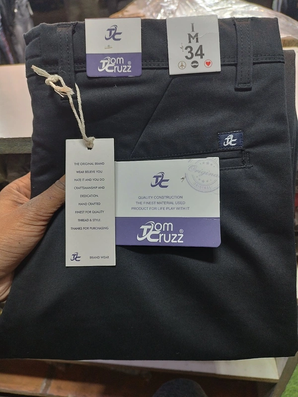 Men Cotton Trausser  - 34