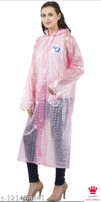 Raincoat Women - Pink, Xxl