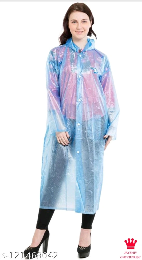 Raincoat Women - Blue, Xxl