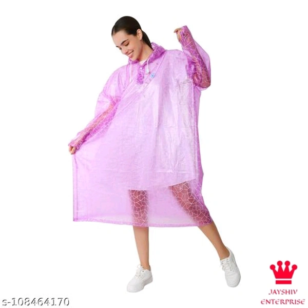SHIVA Rain Coat - Purple, Free