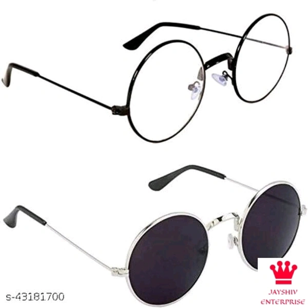 SHIVA Attractive Men Sunglasses Pack of 2 - Free