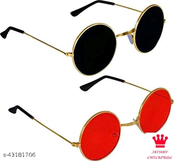SHIVA Attractive Men Sunglasses Pack of 2 - Free