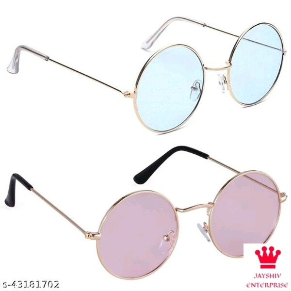 SHIVA Attractive Men Sunglasses Pack of 2 - Free