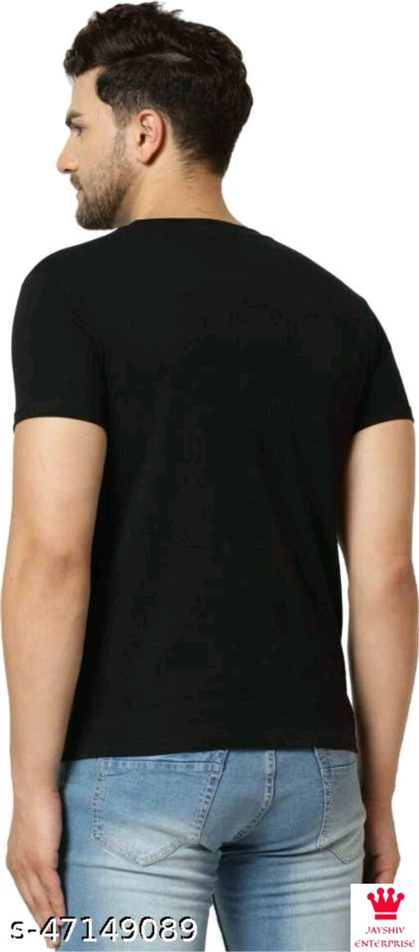 SHIVA Pretty Elegant men Tshirts - Xl, BLACK