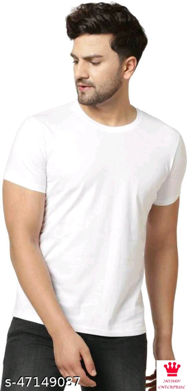 SHIVA Pretty Elegant men Tshirts - S, WHITE