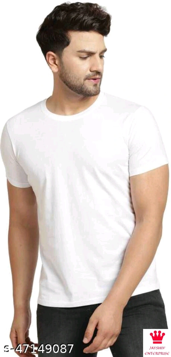 SHIVA Pretty Elegant men Tshirts - Xl, WHITE