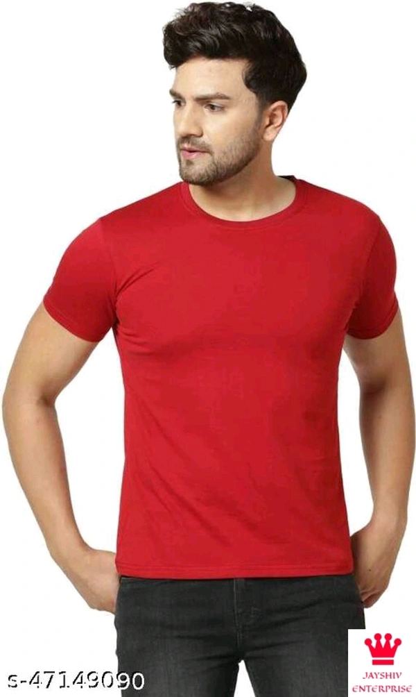 SHIVA Pretty Elegant men Tshirts - M, MAROON