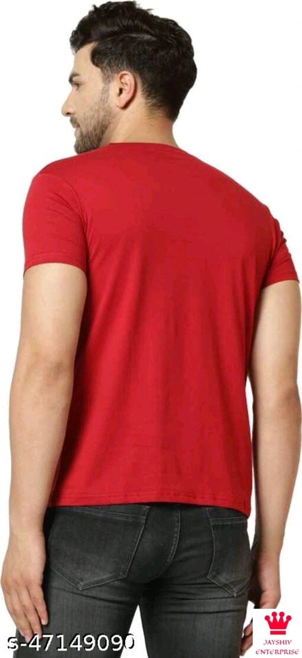 SHIVA Pretty Elegant men Tshirts - L, MAROON