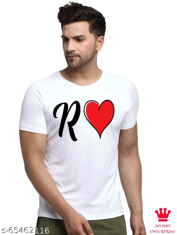 SHIVA ZEN1FASHION Men's Polyester Round Neck Half - Xl, White
