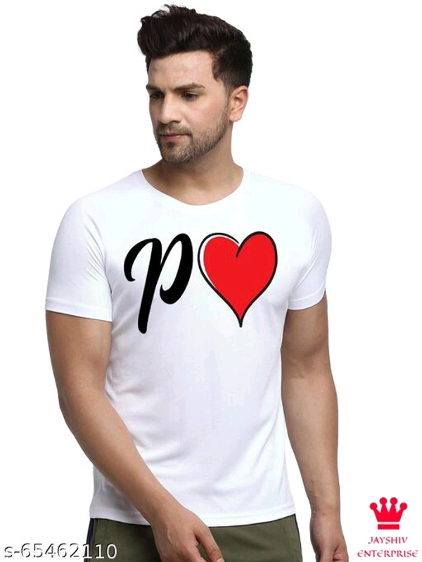 SHIVA ZEN1FASHION Men's Polyester Round Neck Half - Xl, White