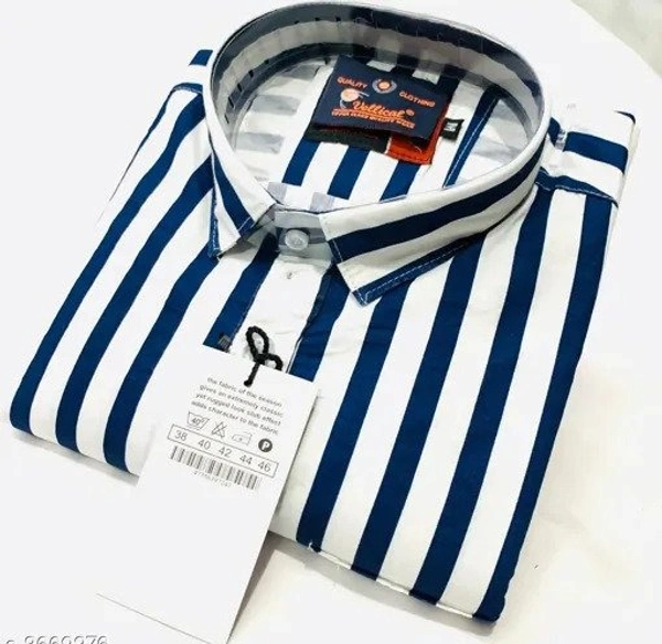 SHIVA VELLICAL PREMIUM LINING SHIRTS - L