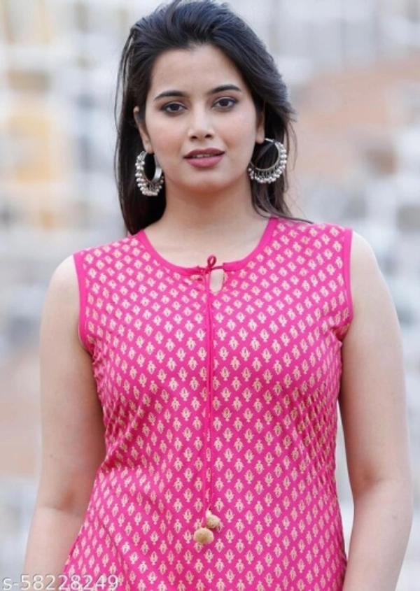 SHIVA Women kurti - Pink, Xxl