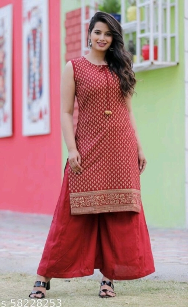 SHIVA Women kurti - Maroon, Xl