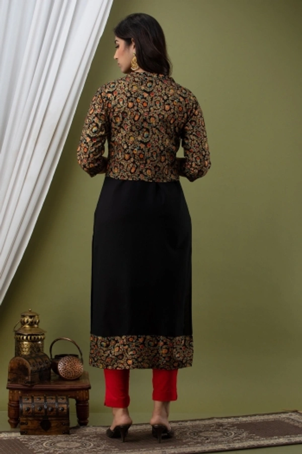 SHIVA Womens kurti - L, Black