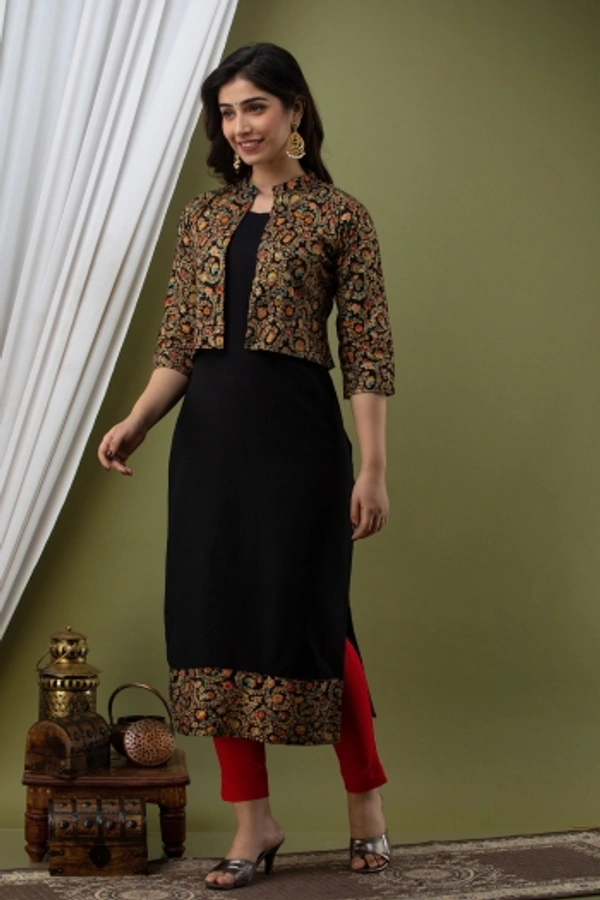 SHIVA Womens kurti - L, Black