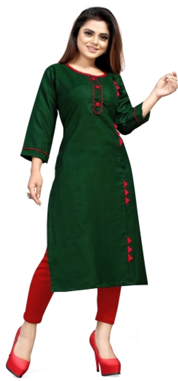 SHIVA Womens Soldi Kurtis - Dark Green, Xxl